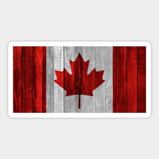 Flag of Canada - Wood Sticker